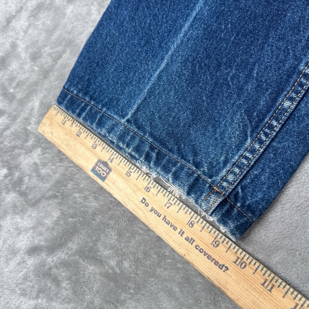 Vintage Levis Jeans Men 36x34 Fits 35x33 Blue Denim 517 Bootcut Made in USA 90s - Picture 16 of 16